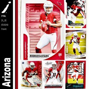 Arizona Cardinals 6 Card Lot - FTBL [1_3]